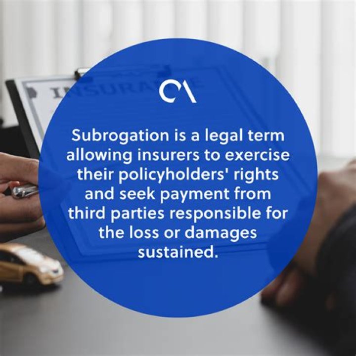 What is the legal definition of subrogation?