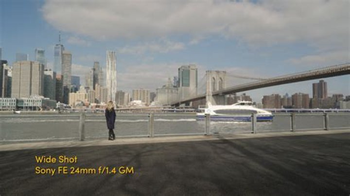 What is the purpose of a wide shot?