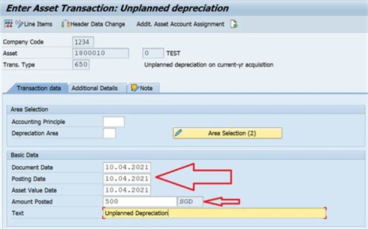 What is unplanned depreciation in sap?