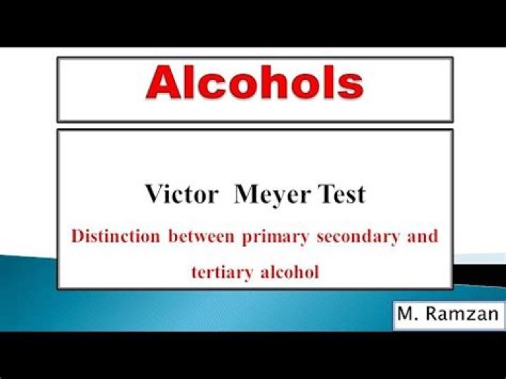 What is victor meyer test?