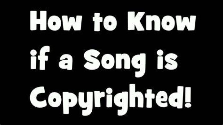 What songs are copyrighted?