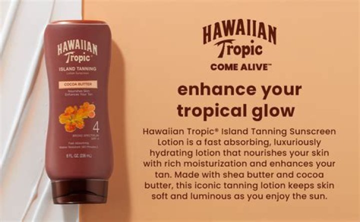 What suntan lotion is allowed in hawaii?