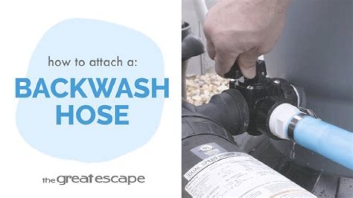 Whats a backwash hose?