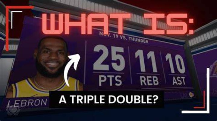 Whats a triple double nba?