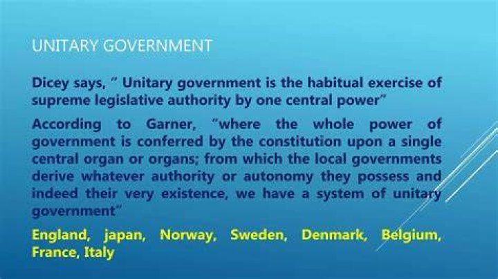 Whats a unitary authority?
