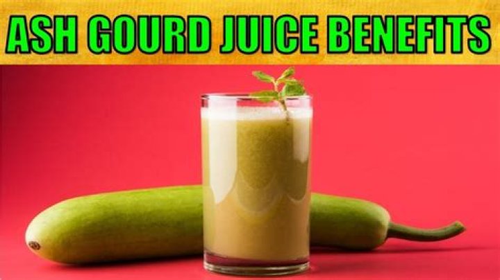 Whats ash gourd juice?