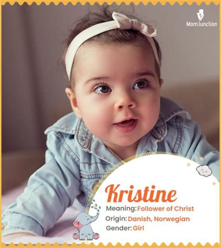Whats the meaning kristine?