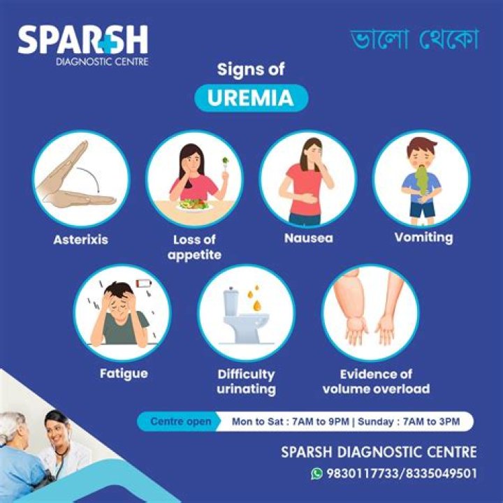 Whats the meaning of uraemia?