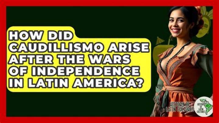 When did caudillismo start?