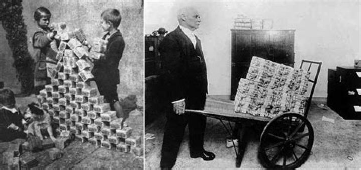 When did hyperinflation start in germany?