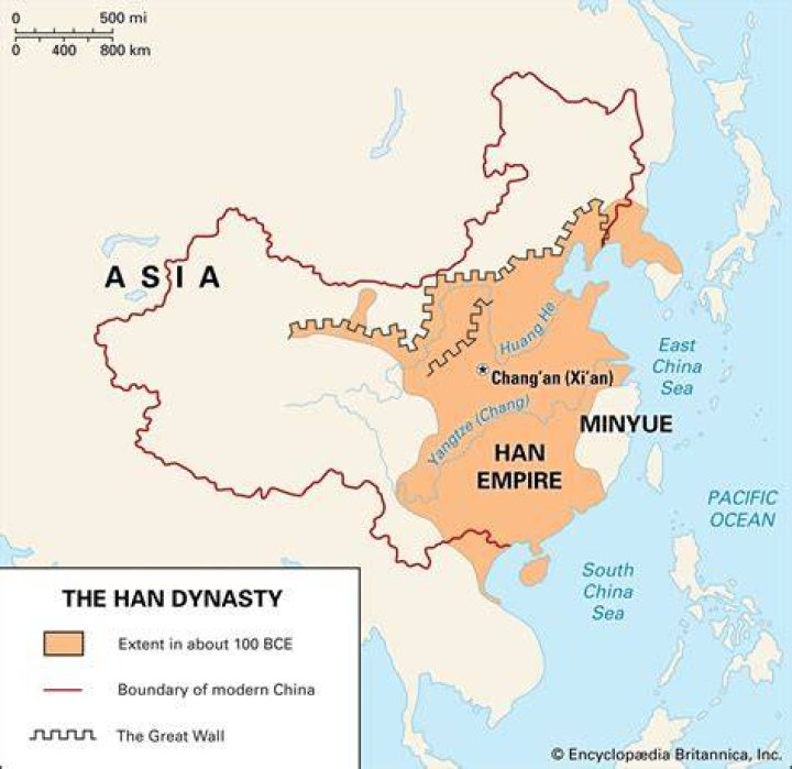When did the han dynasty begin and end?