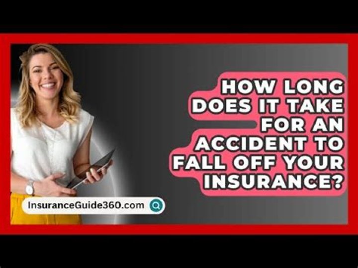 When do accidents fall off insurance?