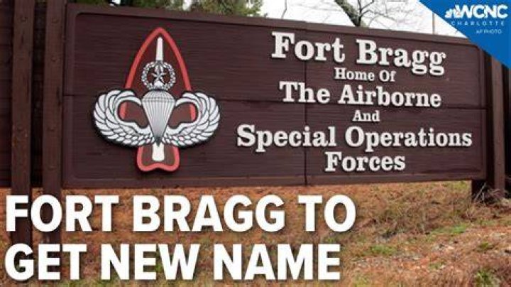 When fort bragg named?