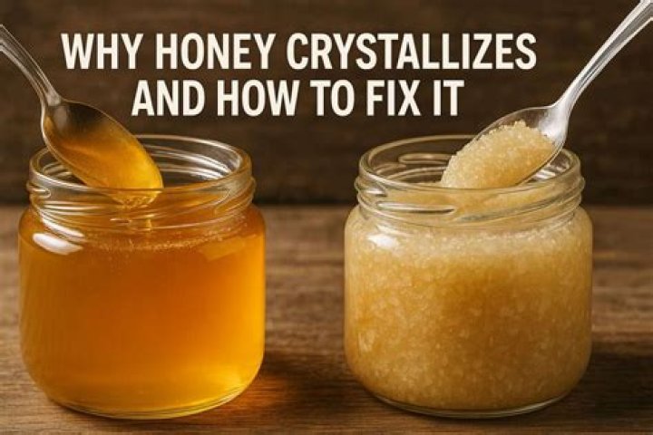 When honey goes solid?