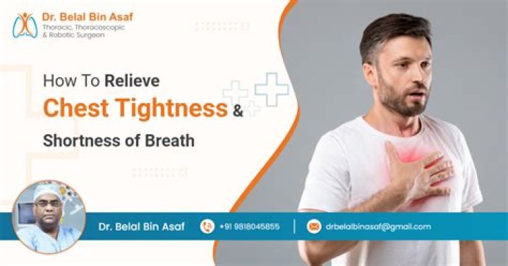 When i breathe deep my chest feels tight?