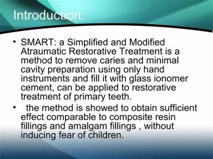 When is atraumatic restorative treatment used?