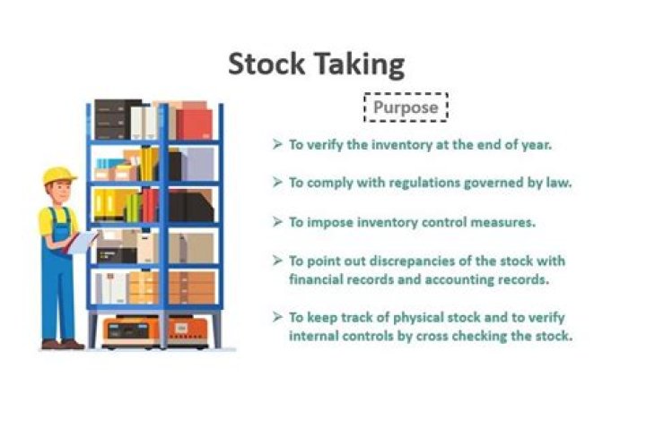 When is the stocktaking in the storeroom carried out?