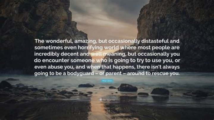 When someone is distasteful?