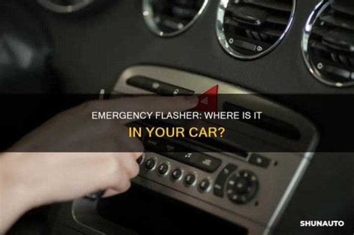 When to use emergency flashers?
