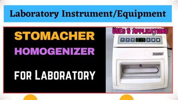 When to use stomacher?