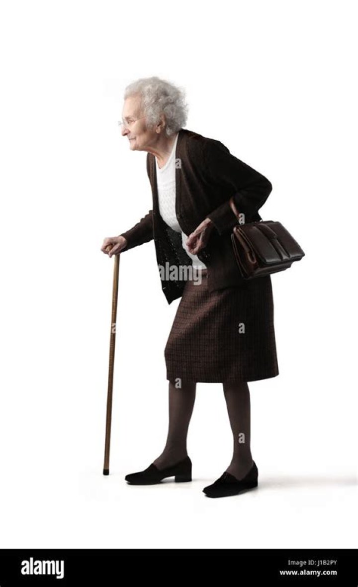 When using a walking stick which side?