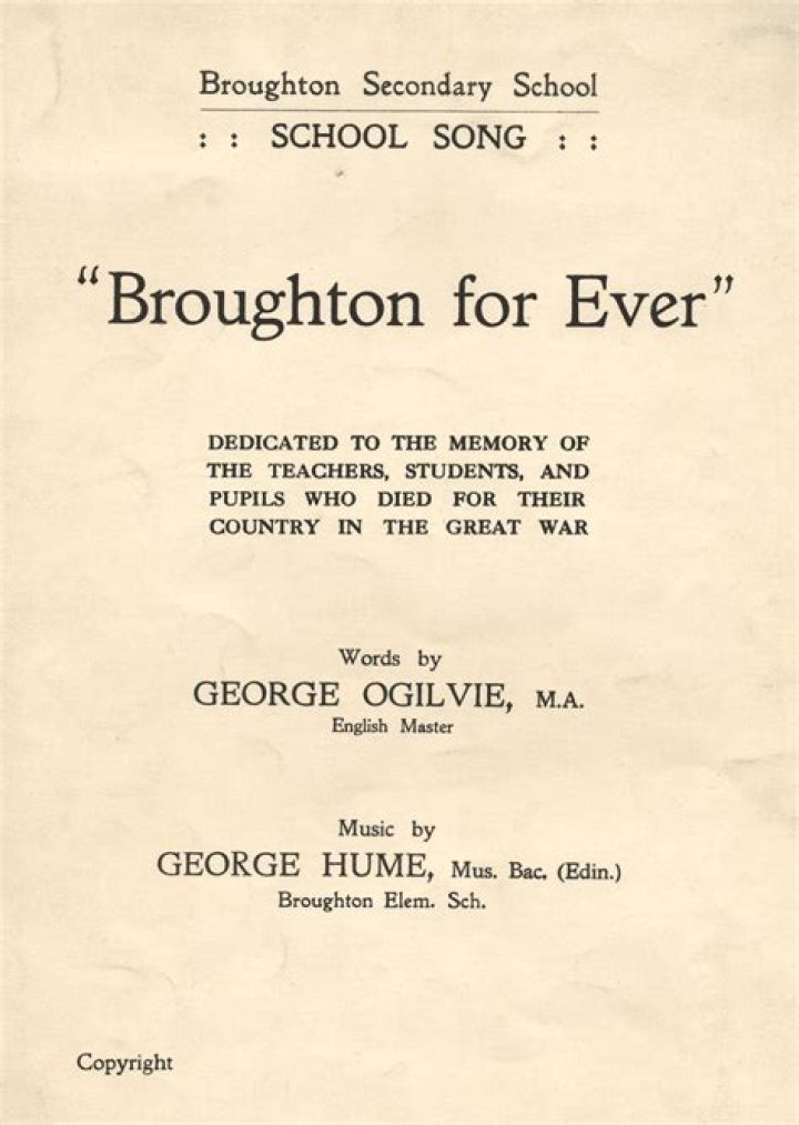 When was broughton high school integrated?