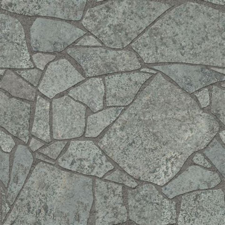 When was crazy paving first used?