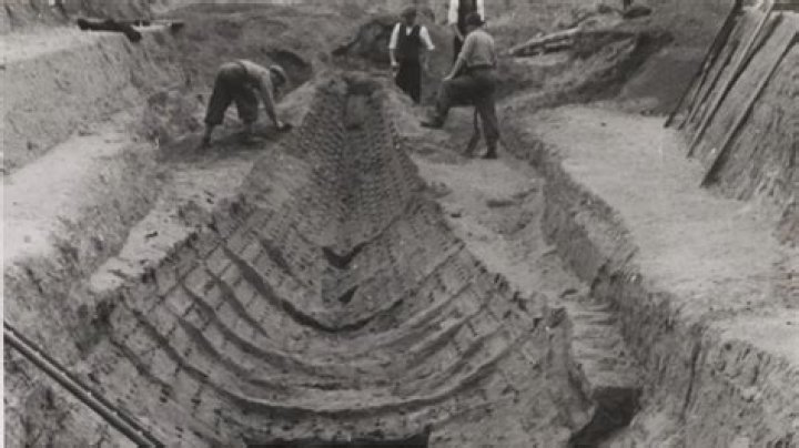 When was the sutton hoo site excavated?