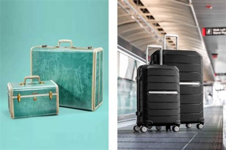 When was wheeled luggage invented?