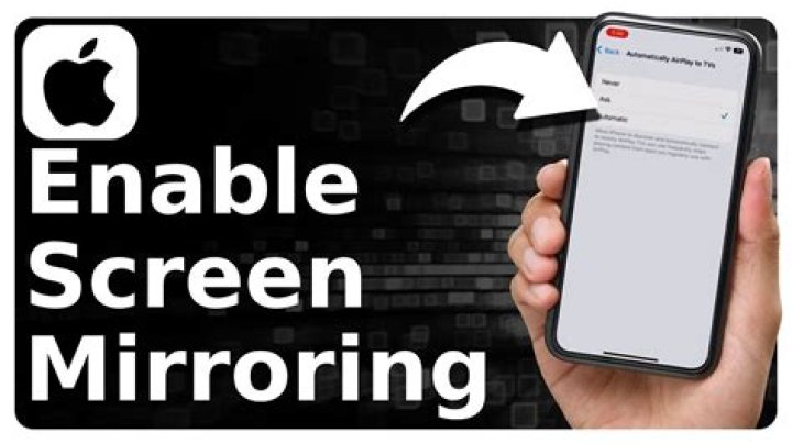 Where's screen mirroring on iphone 7?