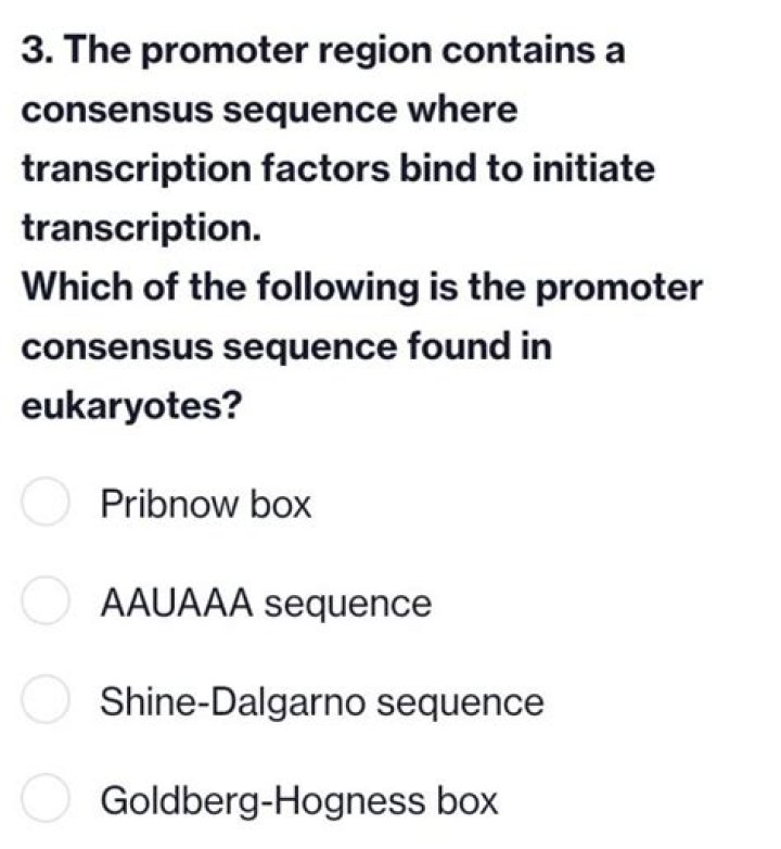 Where are consensus sequences found?