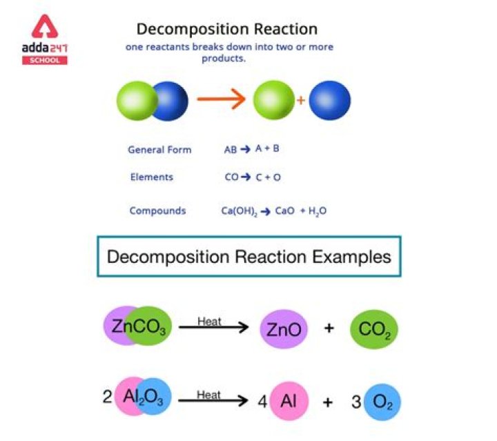 Where are decomposition reactions?
