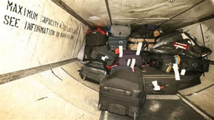 Where are suitcases stored on a plane?