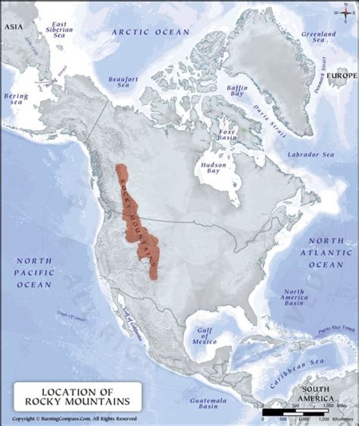 Where are the rocky mountains?