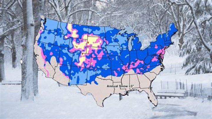 Where does it constantly snow?