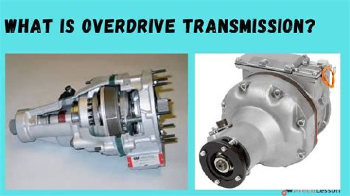 Where does overdrive do?