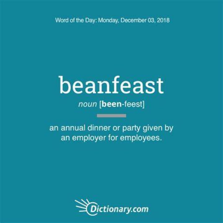 Where does the word beanfeast come from?