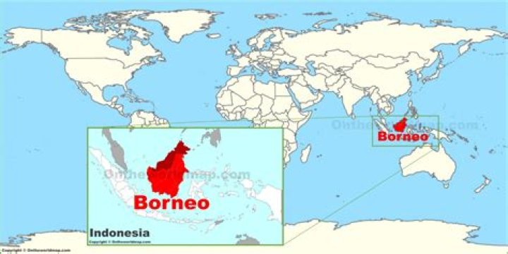 Where is borneo located in the world?