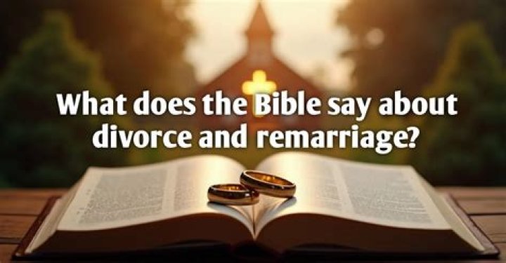 Where is remarriage in the bible?
