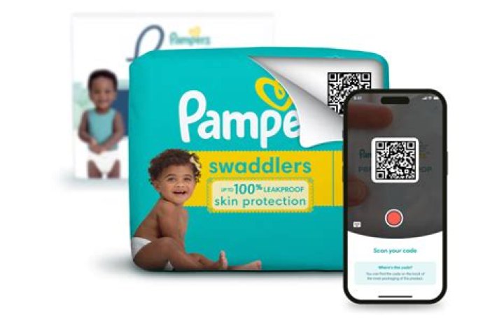 Where is rewards code on pampers wipes?