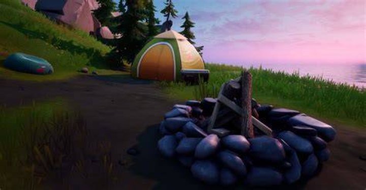 Where is skyes campsite in fortnite?