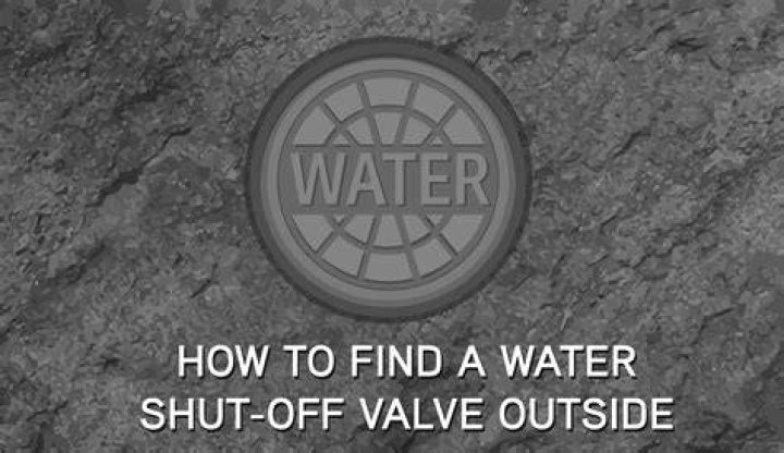 Where is the outdoor water shut off valve?