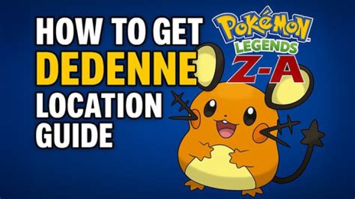 Where to find dedenne in pokemon x?