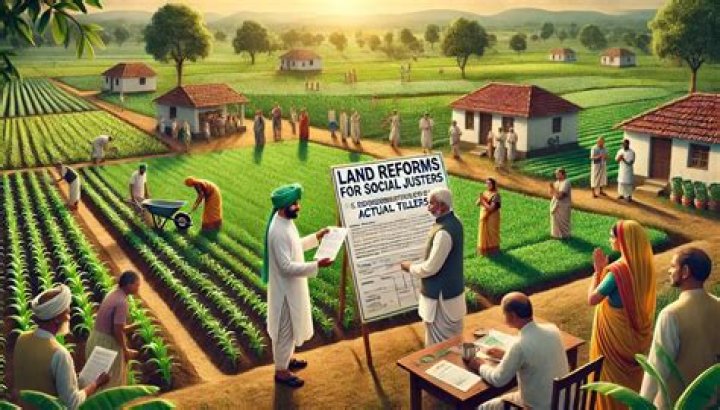 Where was bhoodan movement started for the first time?