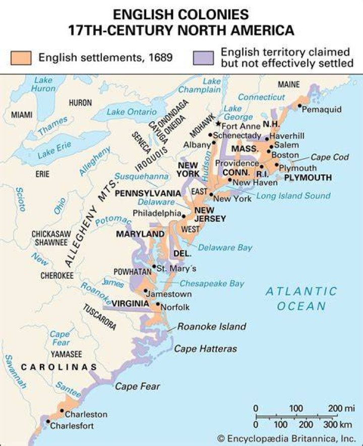 Where was the first english colony established?
