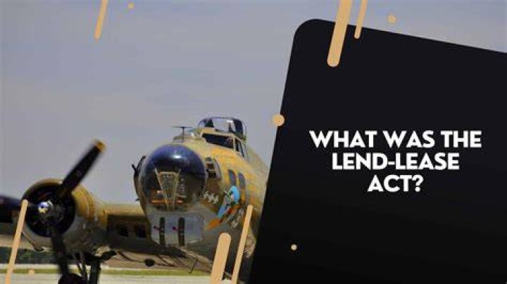 Which action was authorized by the lend-lease act?