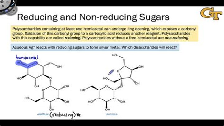 Which disaccharide is not a reducing sugar?