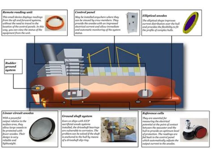 Which of the anodes is usually used for sea water?