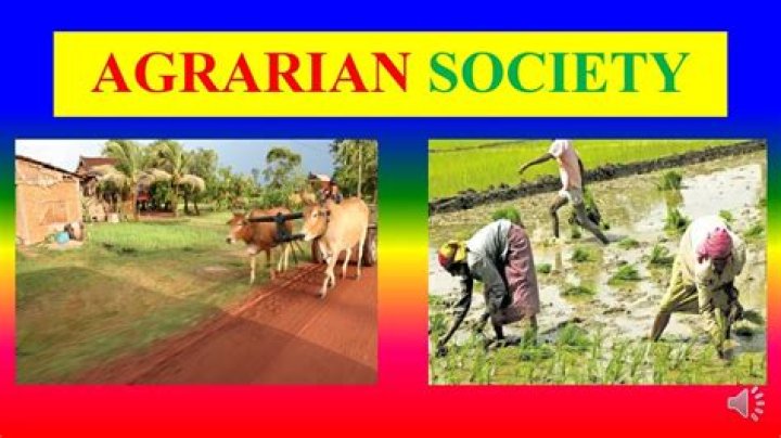 Which society is agrarian?