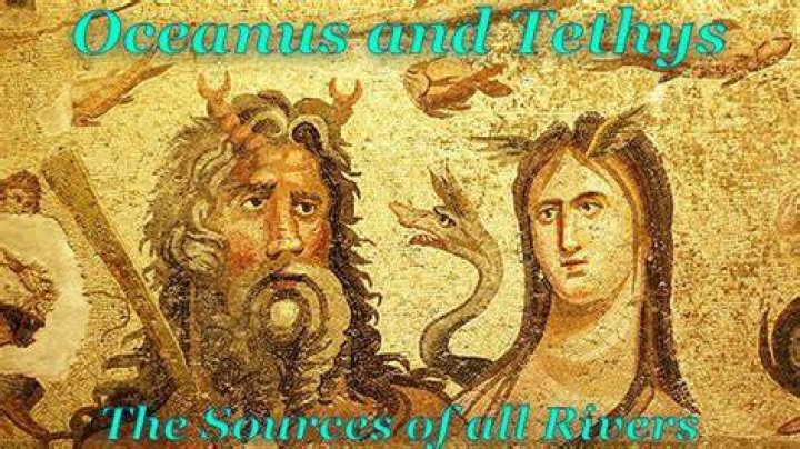 Who are the male offspring of oceanus and tethys?